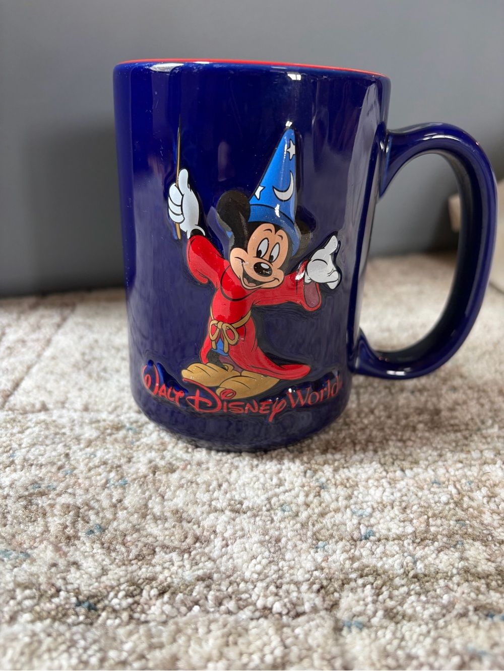 Disney Sorcerer Mickey Ceramic Coffee Mug - Blue